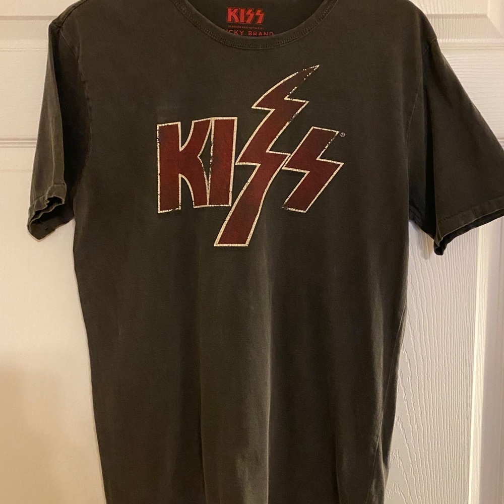 Lucky Brand KISS tee ROCK AND ROLL OVER